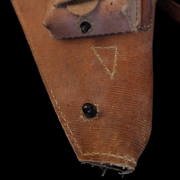 Rubberized canvas holster for Nambu type 14 w/ original shoulder strap